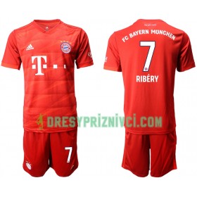 Fotbalový Komplet FC Bayern Mnichov RIBERY 7 Dětské Domácí 2019-2020 Krátký Rukáv (+ trenýrky)